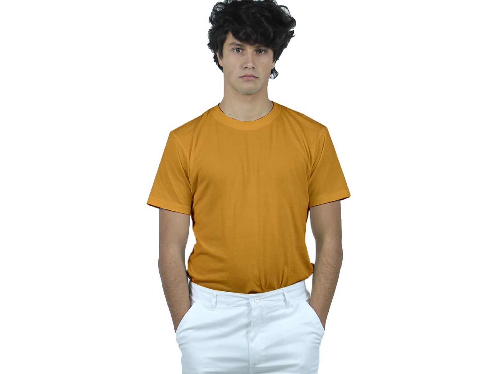 Camiseta Básica - Naranja 