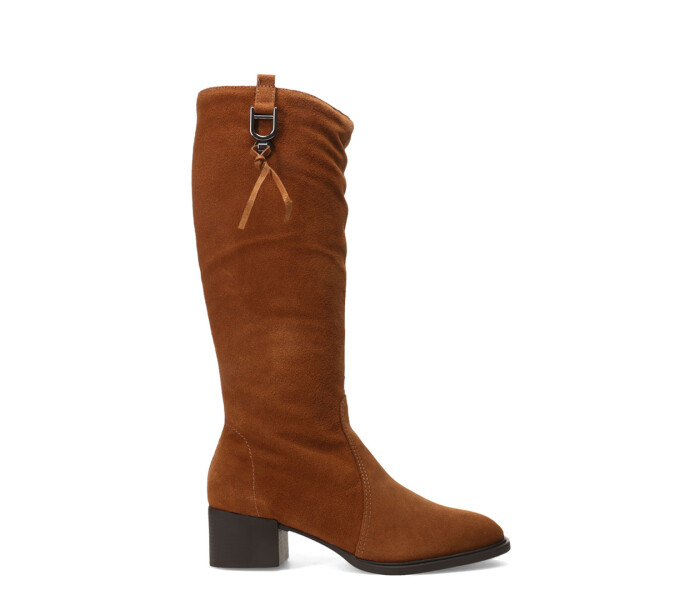 Botas de Mujer Bottero Caña Alta Marrón Camel