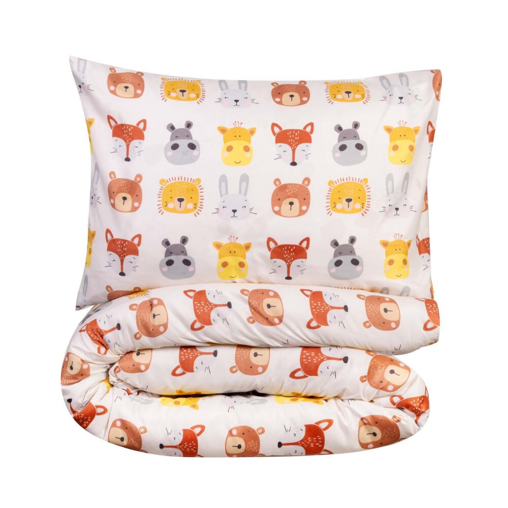 ACOLCHADO FIBRA-SUAVE ANIMAL FACES KIDS