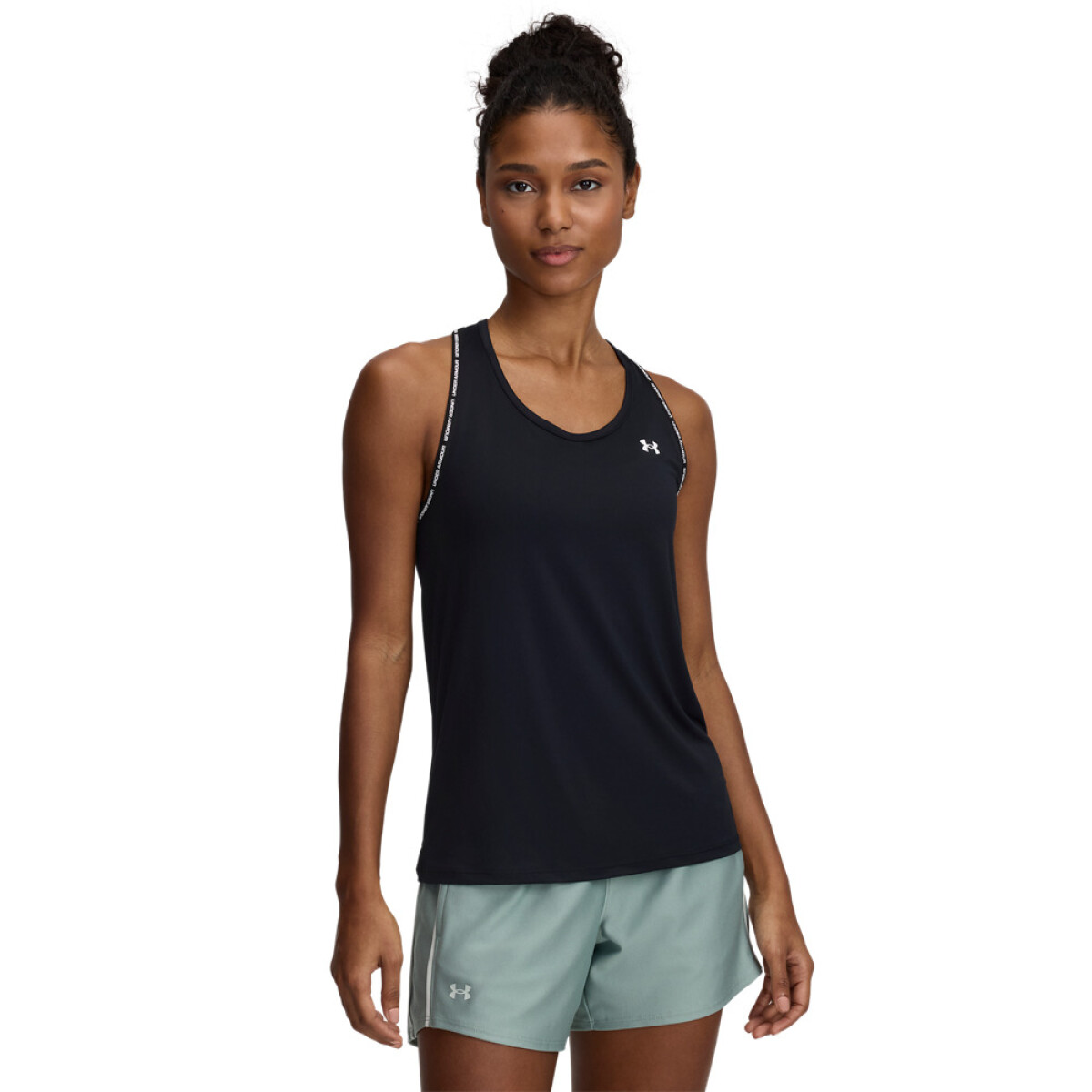 Tech Knockout Tank-WHT - BLK-001 