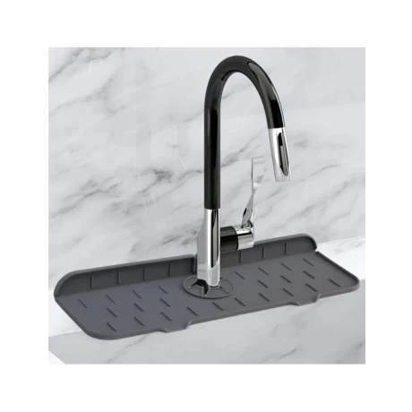 ESCURRIDOR PROTECTOR ANTI SALPICADURAS DE SILICONA PARA PILETA 37*14CM 001
