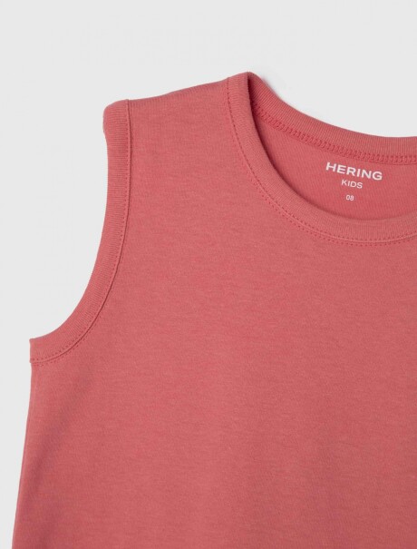 MUSCULOSA INFANTIL UNISSEX BÁSICA ROJO