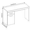 Escritorio Mesa De Computadora Oficina Para Estudios Pc Color Blanco Escritorio Mesa De Computadora Oficina Para Estudios Pc Color Blanco