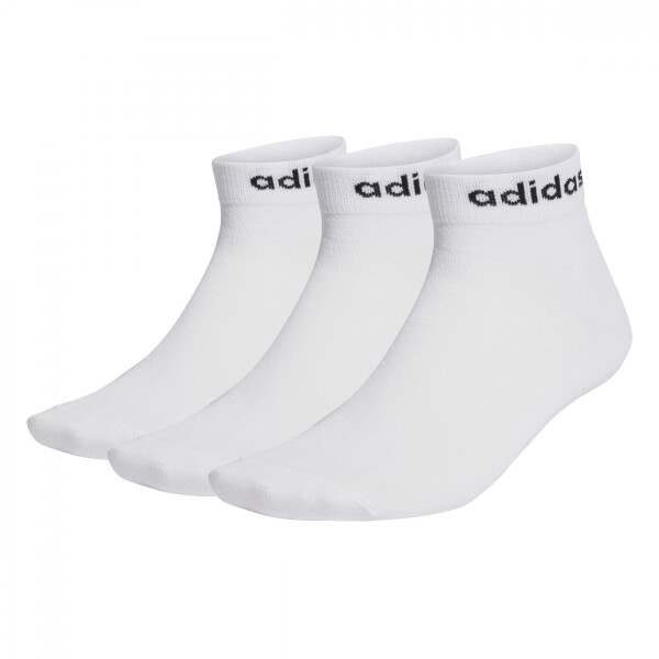 Championes Training MEDIAS ADIDAS T LIN ANKLE 3P de Unisex - HT3451 Blanco-negro