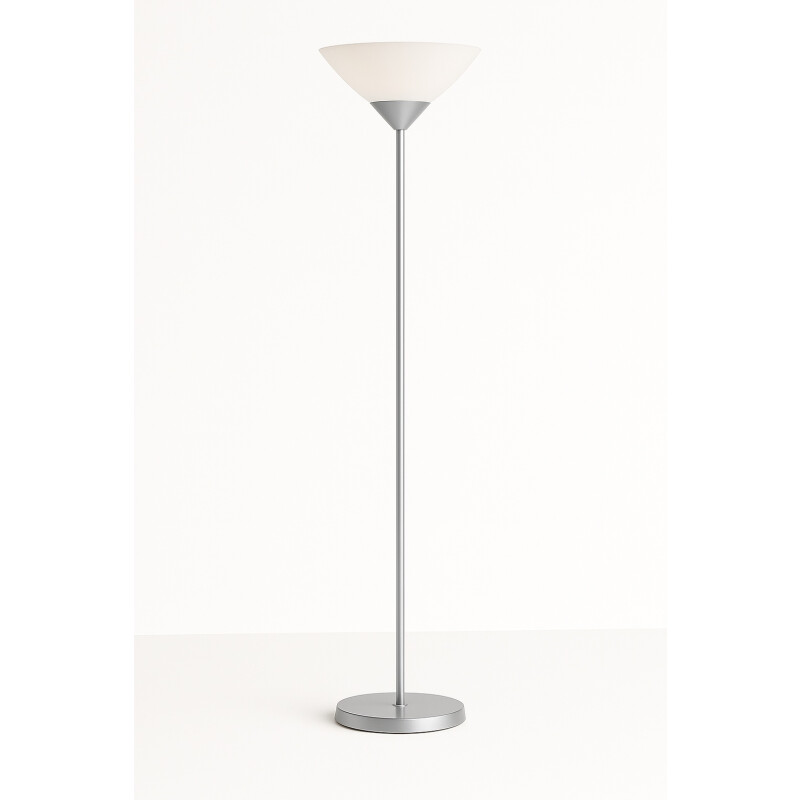 Lampara De Pie Moderna Minimalista Quebec Led Gris