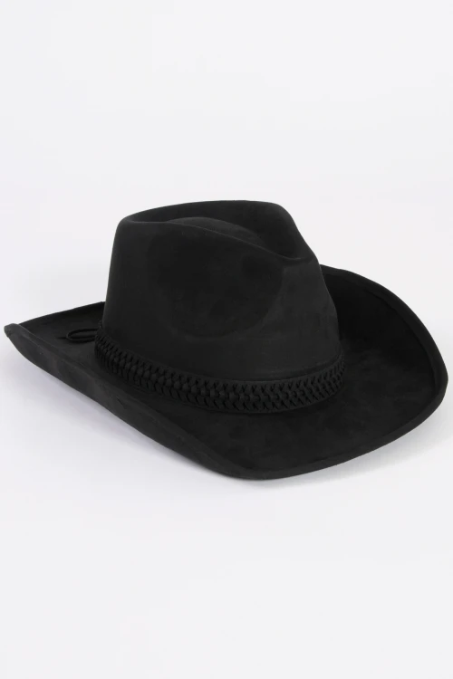 Sombrero lazo negro