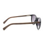 Lentes De Sol Bambu E Madeira Redondo - Unisex Gradiente/Negro