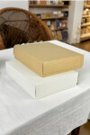 Caja Rectangular 23x32x6 cm REVERSIBLE BLANCO MADERA