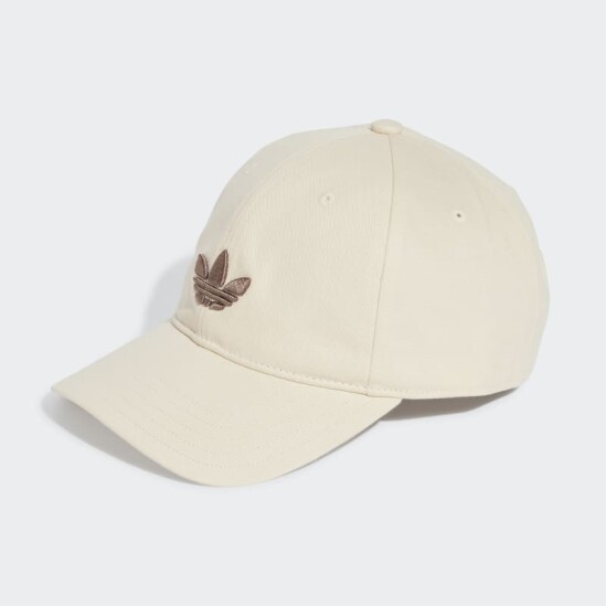 Gorro Adidas Adicolor Classic Trifolio Baseball Blanco