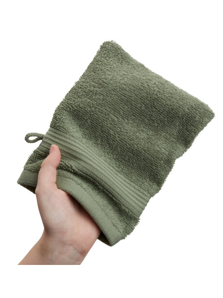 Manopla de baño KARLSTAD 15x21 verde milit Manopla de baño KARLSTAD 15x21 verde milit