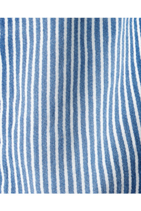 Pantalón con bolsillo oso y diseño a rayas Sin color