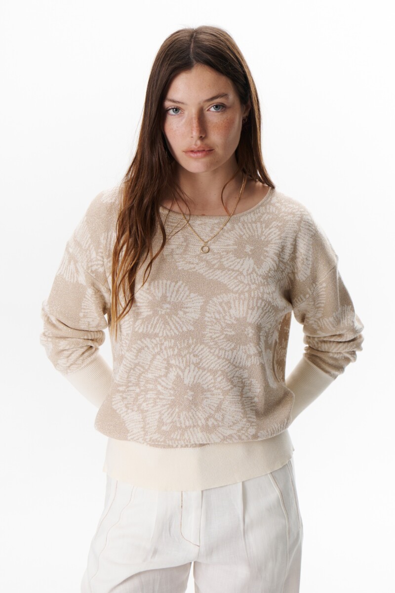 SWEATER FLOR BLINK ORO