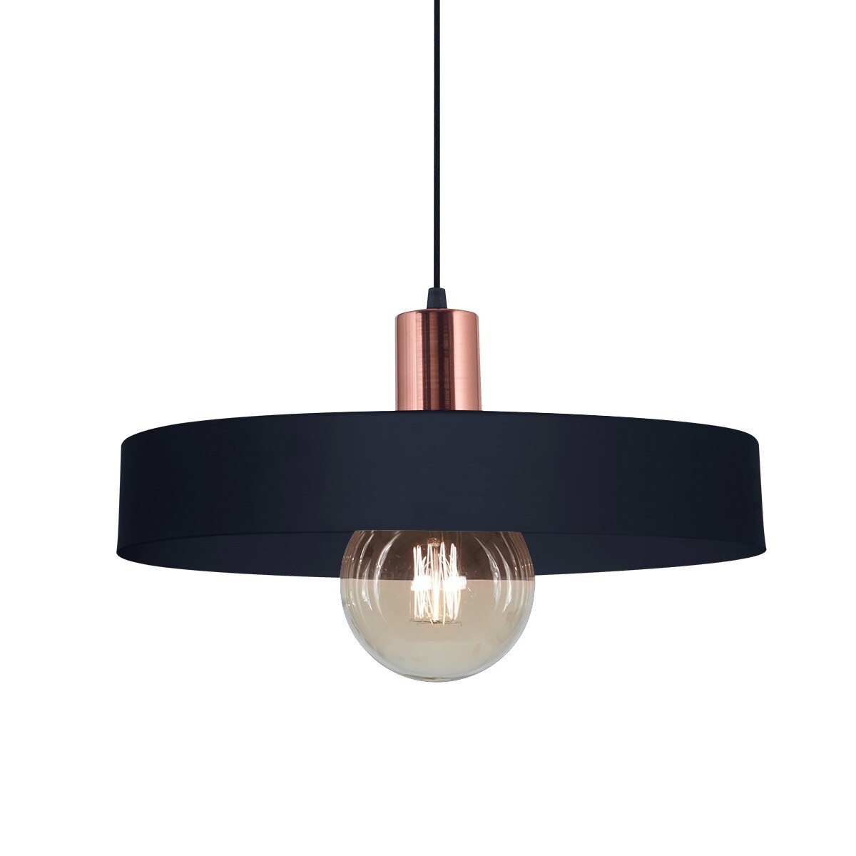 COLGANTE 1L BALCARCE NEGRO Y COBRE 