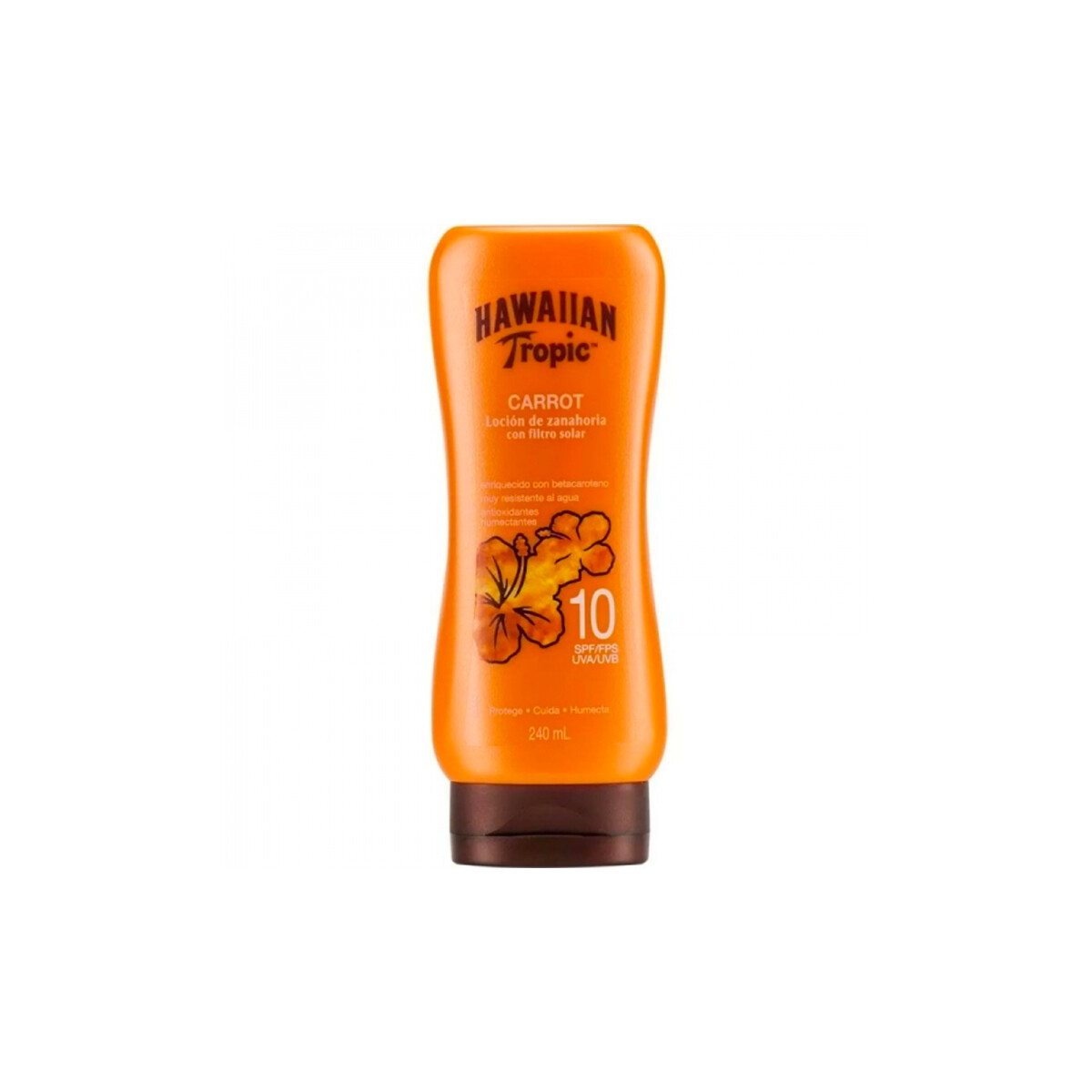 Loción Bronceadora Hawaiian Tropic Zanahoria Fps 10+ - 240 ml 