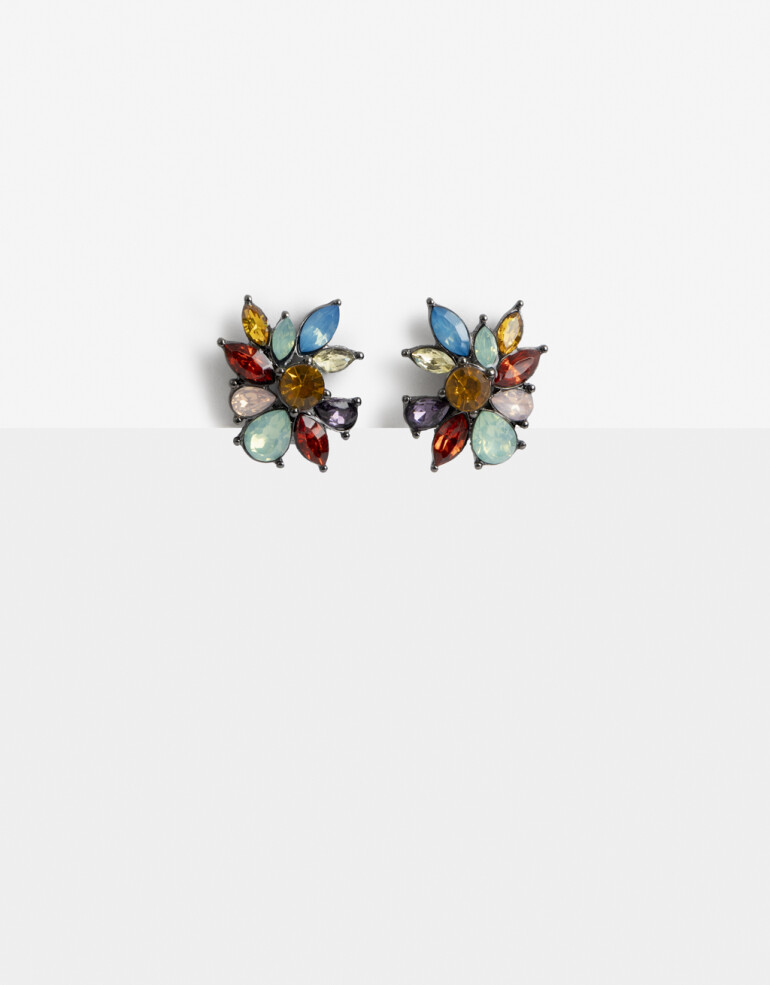 Aros Clips Color Aros Clips Piedra Multicolor - Combinacion Multicolor