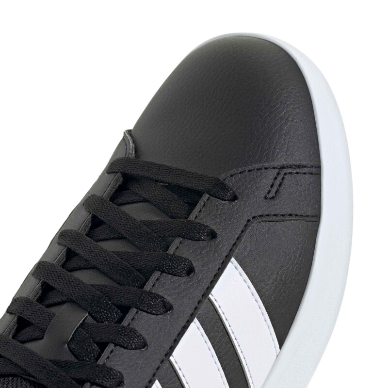 Championes de Hombre Adidas Grand Court Base 3.0 Negro - Blanco