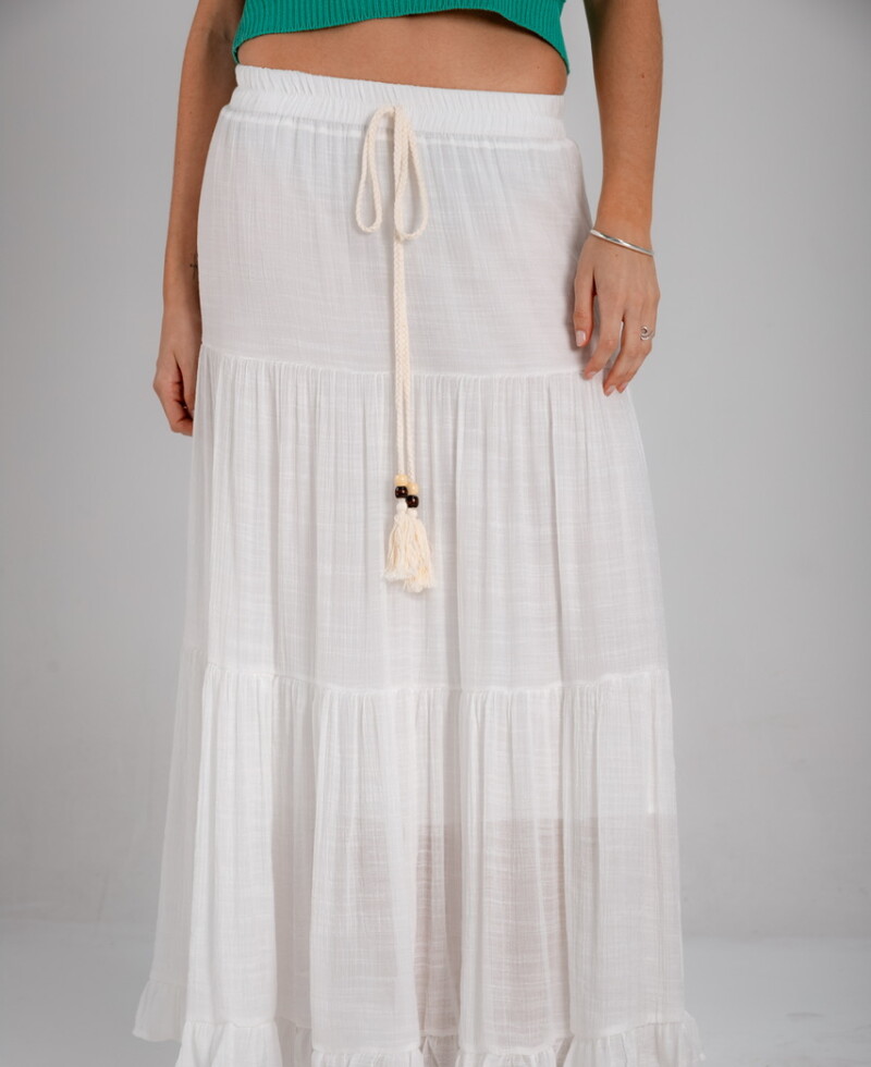 Pollera Isabella blanca