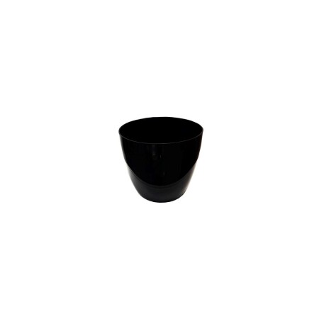 MACETA REDONDA 27 CM UMBRA NEGRO NEGRO