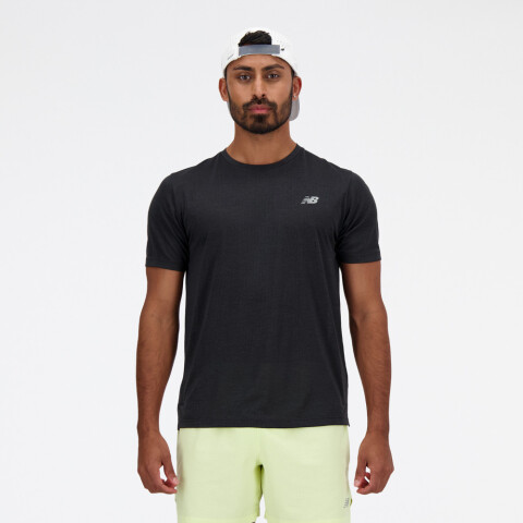Polo Running Poly Tees Athletics Hombre Black