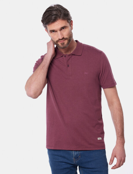 REMERA POLO JERSEY LISA Bordo