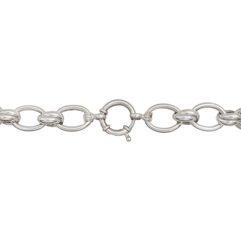 Cadena Rolo Oval-Plata 925-Sin Piedra-CD3227 sinpiedra