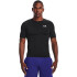 UA HG Armour Comp SS-WHT BLK-001