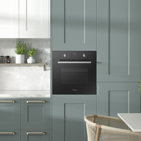 Horno empotrable 68L con grill 60cm Midea MBOGTD2-A60ECBK Horno empotrable 68L con grill 60cm Midea MBOGTD2-A60ECBK