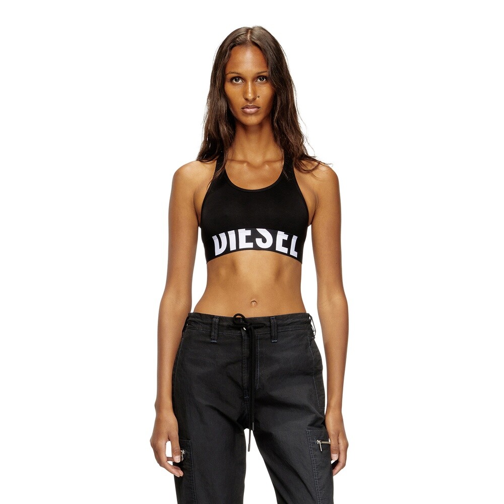 Bras Urbano Para Mujer Ufsb-Cotton-Race-Bralette-Xl Bra Negro