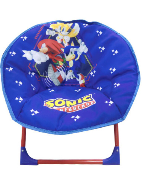 Silla Honguito Plegable Infantil con Diseño de Sonic Silla Honguito Plegable Infantil con Diseño de Sonic