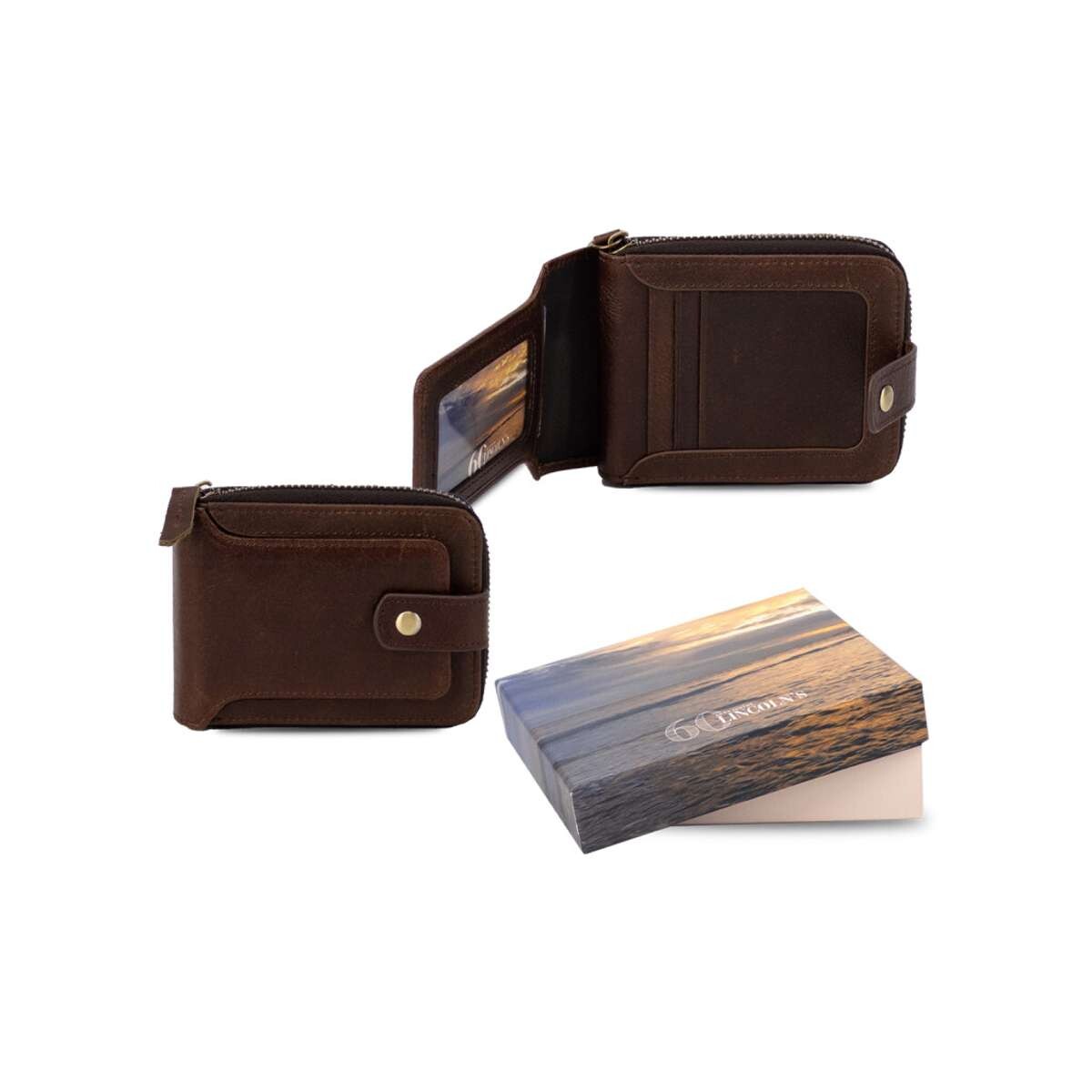 Billetera Lorca - Caoba 