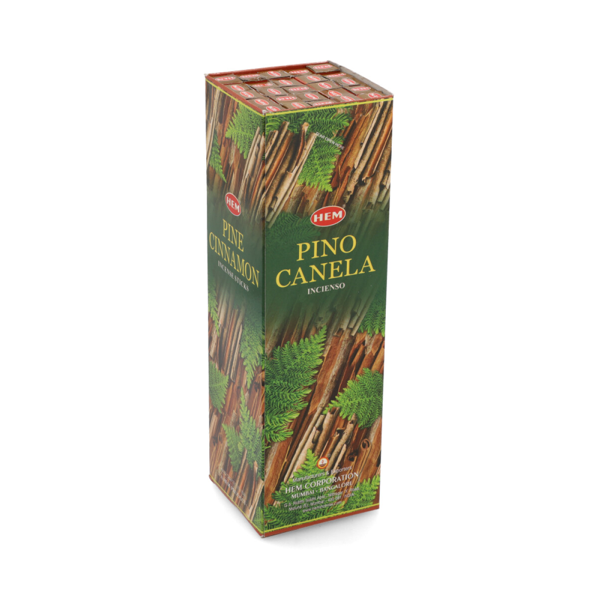 INCIENSO HEM CAJA DE CARBÓN X25 - Pino/canela 