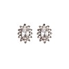 Caravanas Oval-Plata 925-Piedra zirconia-CA3070 conpiedra