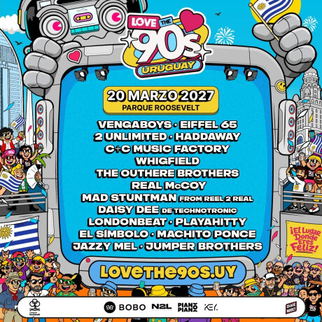 Love the 90s Uruguay Front Stage