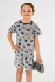 Pijama soccer Gris