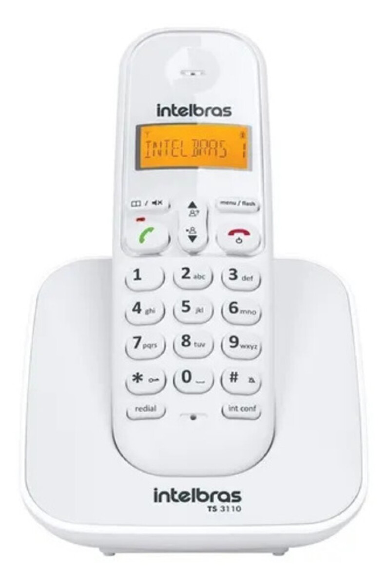 Teléfono Inalámbrico Intelbras Ts 3110 Blanco 