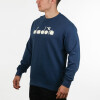 Diadora Men's Crew Sweater Print - Navy Marino