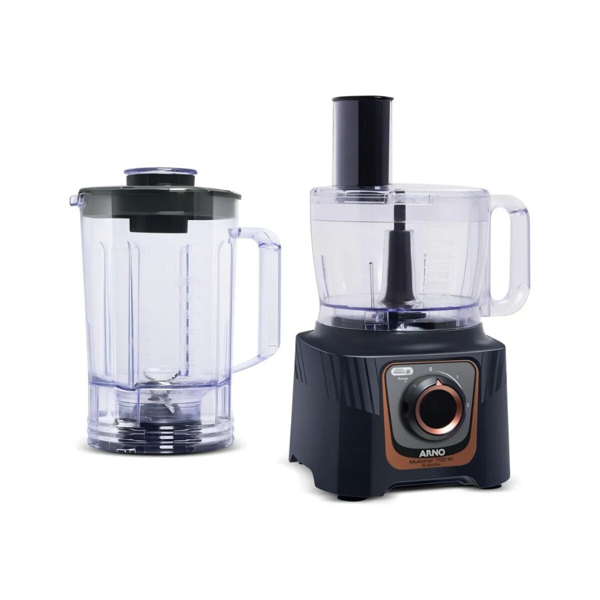 Multiprocesador Arno | Potencia de 700w | 24 funciones | Color negro. 