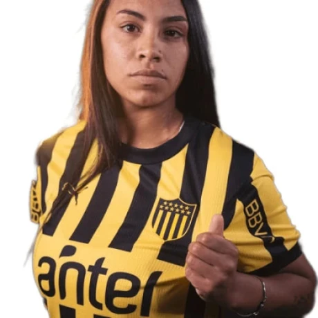 Camiseta Puma Peñarol Dama Home Jersey Amarollo-Negro da S/C