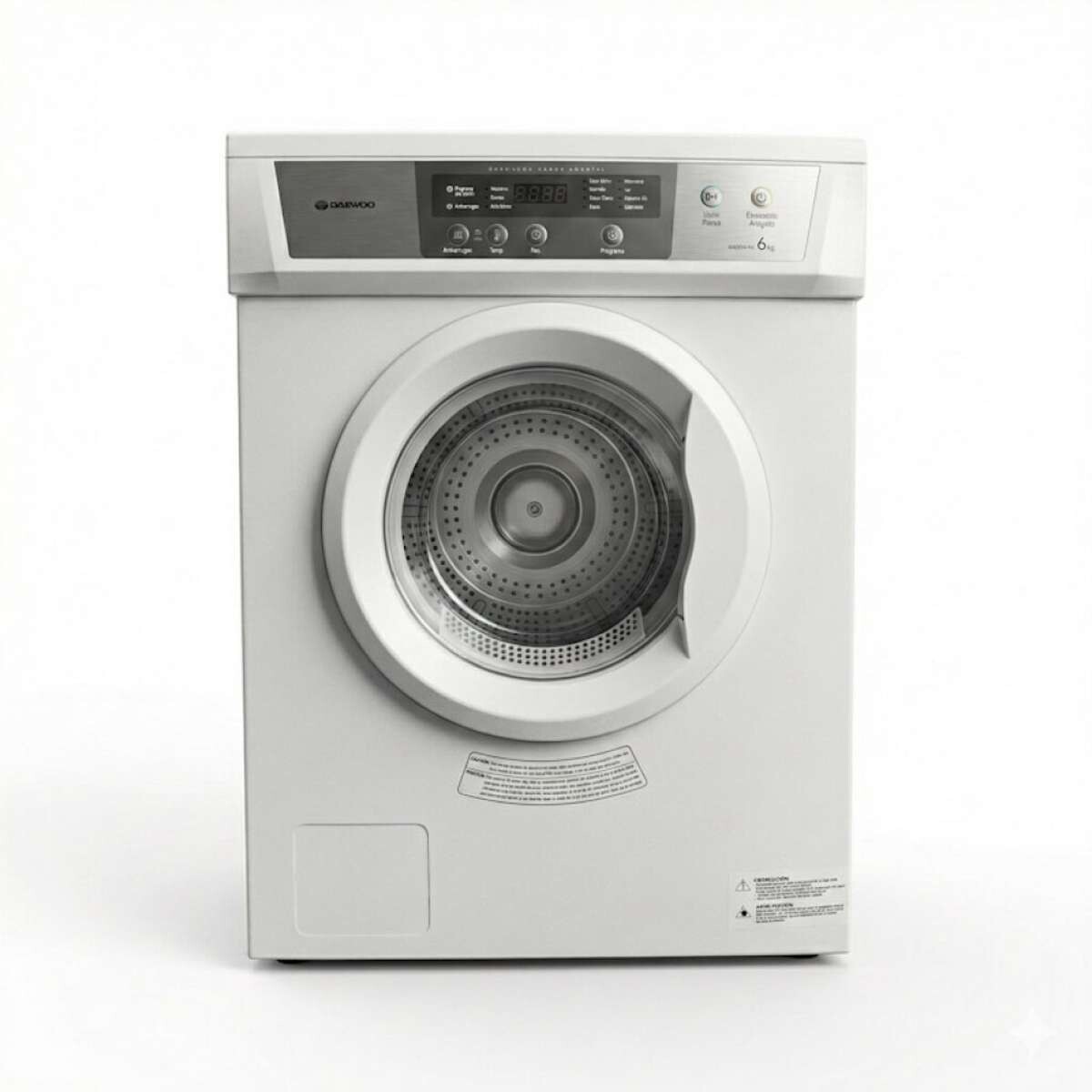 Secarropas 6kg Daewoo Panel Digital - Color blanco 