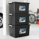 Set x3 Caja Organizadora 56 Lts NEGRO