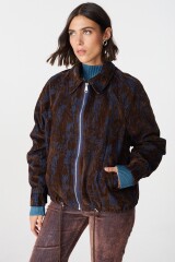 Campera Earth Chocolate/Azul