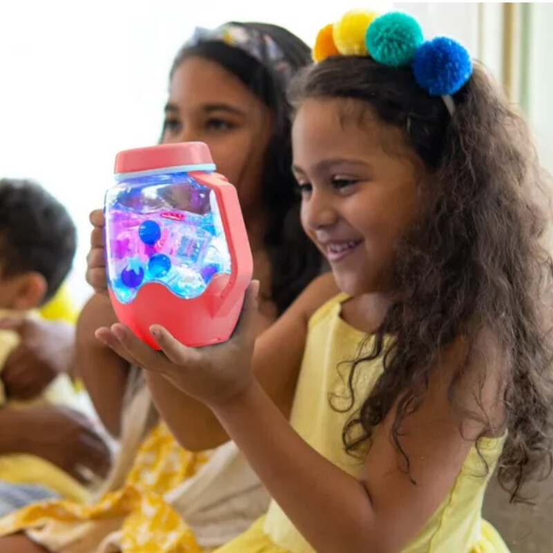 Jarra Sensorial Glo Pals Coral Jarra Sensorial Glo Pals Coral