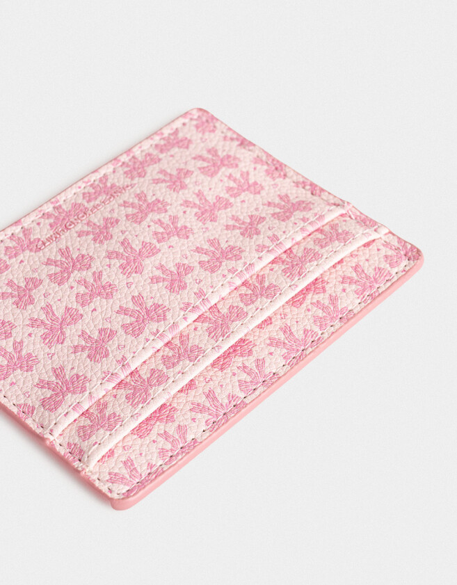 Tarjeteros Tarjetero Estampado - Rosa Viejo