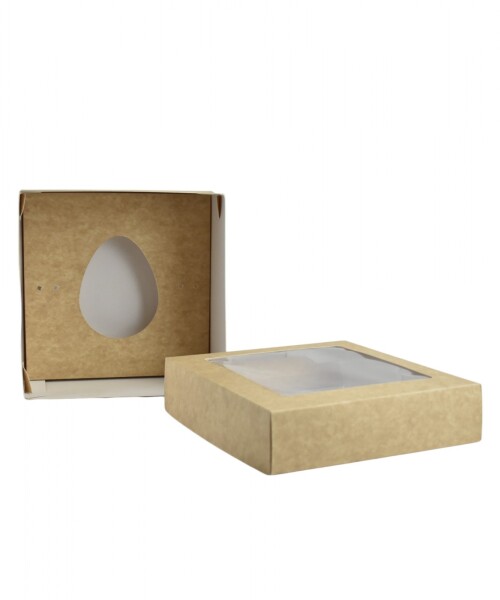 Caja 20x20x9,5 c/visor. MADERA