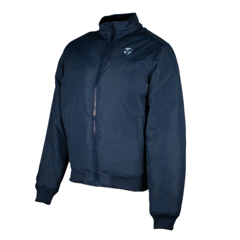 CAMPERA BR AVIADORA MEN C/CUELLO azul po AZUL CARIBE/CHUMBO/BLANCO