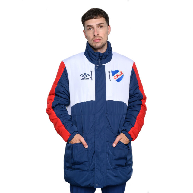 Parka de Hombre Umbro Heritage Nacional Azul - Rojo - Blanco