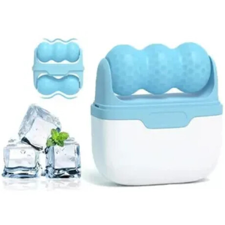 Rodillo facial para masaje frío Blanco