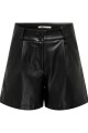 Short Amilia Efecto Piel Black