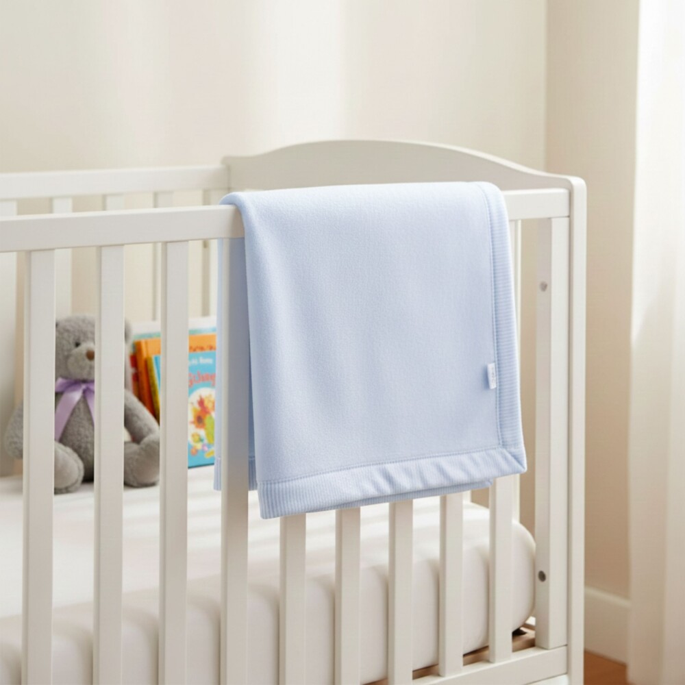 Manta para bebe 80x90 - Pilar Celeste