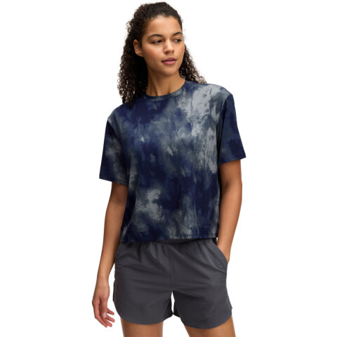 Vanish Energy Crop Print SS-BLU BLU-411